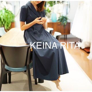 入手困難】KEINA RITA ケイナリタ/KATIE ドレス ネイビー 36の通販|ラクマ