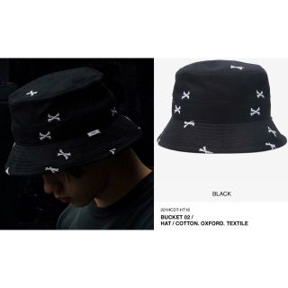 ダブルタップス(W)taps)のBLACK S 22SS WTAPS BUCKET 02 / HAT / CO(ハット)