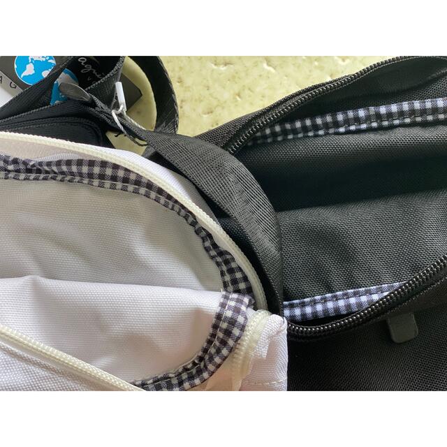 ブラック　縦型　アニエスベー ショルダーバッグ メンズのバッグ(ショルダーバッグ)の商品写真