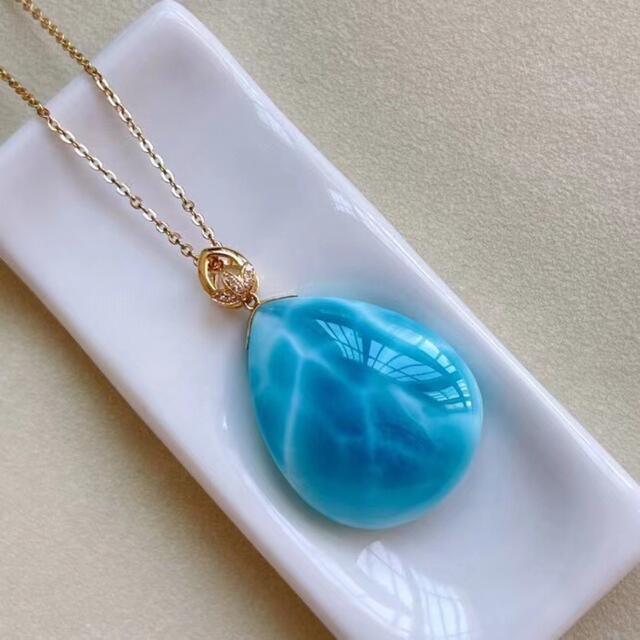 即納&大特価】 ⭐︎【天然】ラリマー ネックレス 9.9g ネックレス