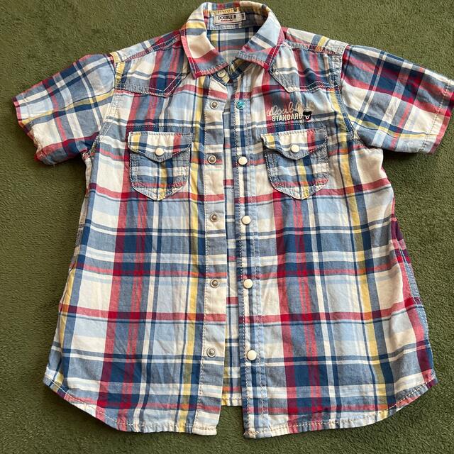 DOUBLE.B(ダブルビー)の半袖シャツ キッズ/ベビー/マタニティのキッズ服男の子用(90cm~)(Tシャツ/カットソー)の商品写真