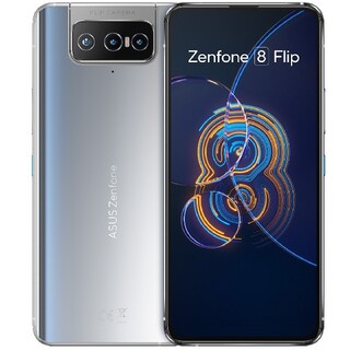 ゼンフォン(ZenFone)のZenFone 8 Flipグレイシアシルバー SIMフリー 256GB(スマートフォン本体)