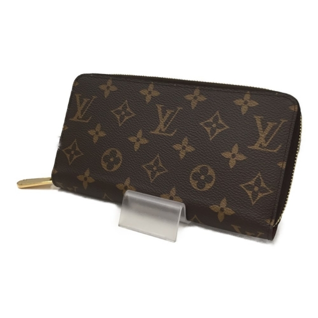 △△LOUIS VUITTON ルイヴィトン モノグラム ジッピー ウォレット M42616 ブラウン