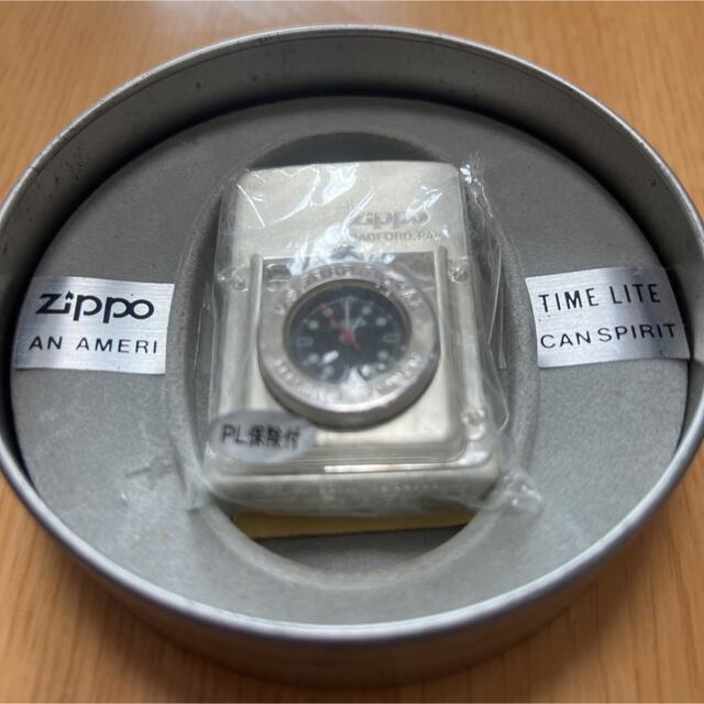 ZIPPO(ジッポー)のZ値下げ‼️zppo 時計付き　Time Lite 新品保存品 メンズのファッション小物(タバコグッズ)の商品写真