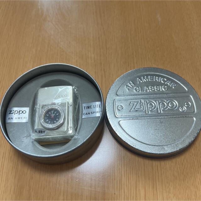 ZIPPO(ジッポー)のZ値下げ‼️zppo 時計付き　Time Lite 新品保存品 メンズのファッション小物(タバコグッズ)の商品写真