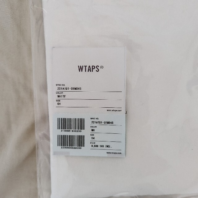 W)taps(ダブルタップス)のwtaps WHIP /SS / COTTON 04 XL white メンズのトップス(Tシャツ/カットソー(半袖/袖なし))の商品写真