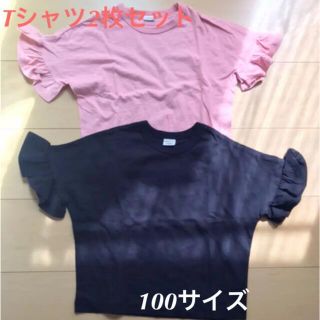 ディラッシュ(DILASH)のDIL100サイズ 美品半袖Tシャツ2枚セット　保育園幼稚園普段着かわいい夏服(Tシャツ/カットソー)