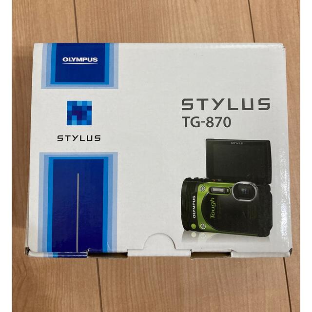 OLYMPUS(オリンパス)の美品！OLYMPUS オリンパス TG TG-870 GREEN生産終了！ スマホ/家電/カメラのカメラ(コンパクトデジタルカメラ)の商品写真