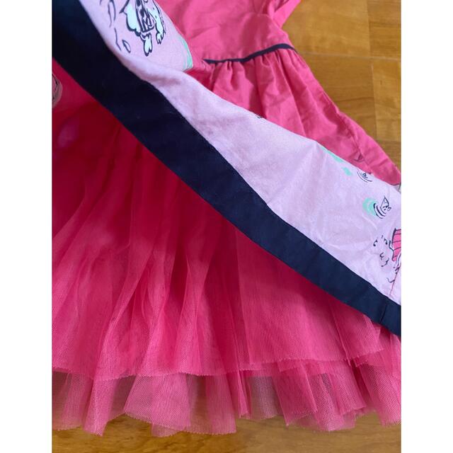 babyGAP(ベビーギャップ)のbabyGAP ドレス ワンピース ピンク チュール フォーマル ヨット柄 90 キッズ/ベビー/マタニティのキッズ服女の子用(90cm~)(ワンピース)の商品写真