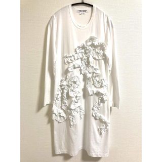 コムデギャルソン(COMME des GARCONS)のコムデギャルソン  カットソーワンピース  フリル(ひざ丈ワンピース)