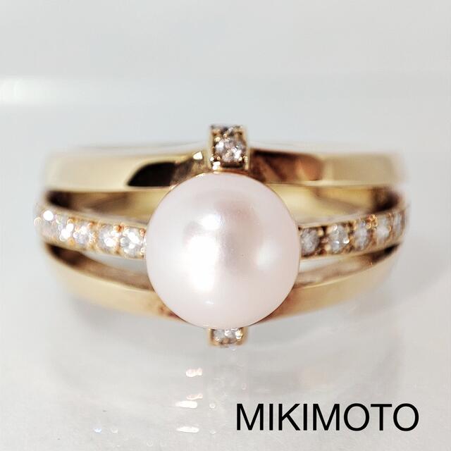 激安通販商品 MIKIMOTO ミキモト K18 パール リング ジュウル(神楽坂
