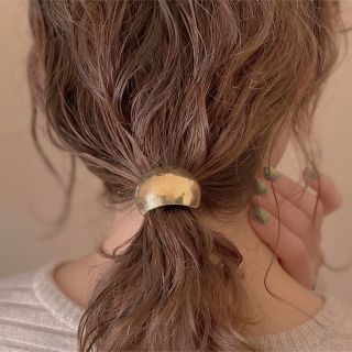 ヘアピアス   ポニーフック　真鍮　ROTONDO(ヘアアクセサリー)