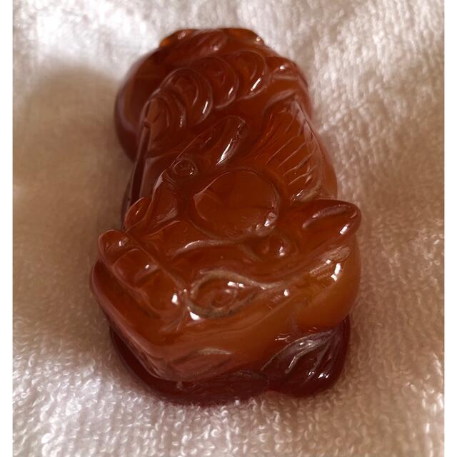 レア❗️紅瑪瑙の縁起物/インテリア骨董品 - 彫刻/オブジェ レア❗️紅瑪瑙の縁起物/インテリア骨董品 - 彫刻/オブジェ