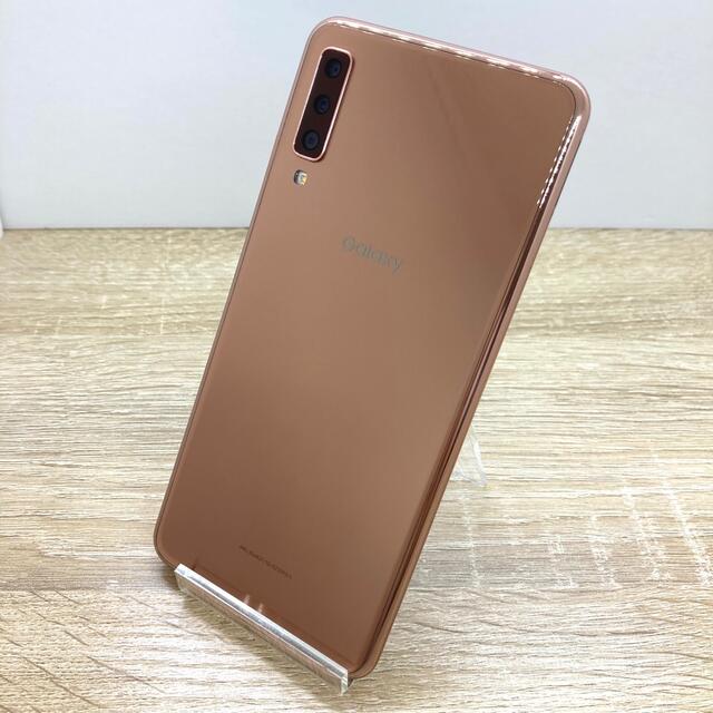 SAMSUNG(サムスン)のGalaxy A7 ゴールド 64GB SM-A750C SAMSUNG 訳あり スマホ/家電/カメラのスマートフォン/携帯電話(スマートフォン本体)の商品写真