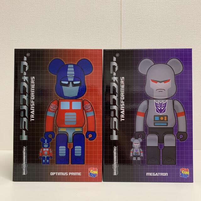 Be@rbrick MEGATRON、OPTIMUS PRIMEフィギュア