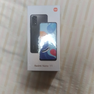 アンドロイド(ANDROID)の新品 Redmi Note 11 トワイライトブルー SIM(スマートフォン本体)