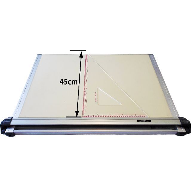 タカラ　45cm　三角定規　目盛付き　メモリ付き　建築士　設計製図 インテリア/住まい/日用品の文房具(その他)の商品写真
