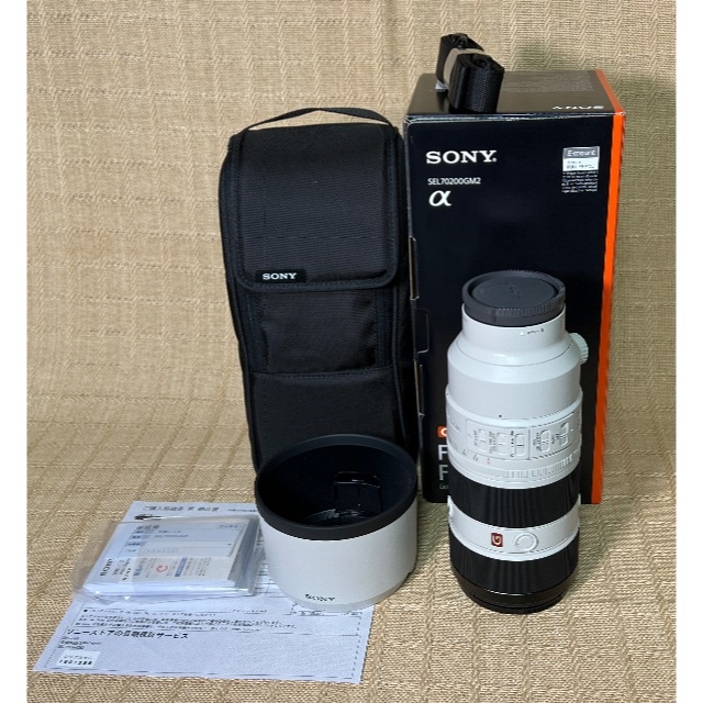 SONY(ソニー)のソニーストア3年保証付 ほぼ新品FE70-200mm F2.8 GM OSS Ⅱ スマホ/家電/カメラのカメラ(レンズ(ズーム))の商品写真