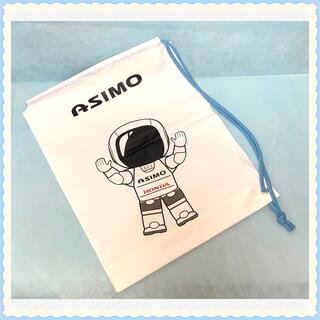 ホンダ(ホンダ)の◎未使用◎ホンダ ASIMO ビニールナップサック(キャラクターグッズ)