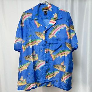 patagonia - 80s patagonia パタロハ トラウト オープンカラー