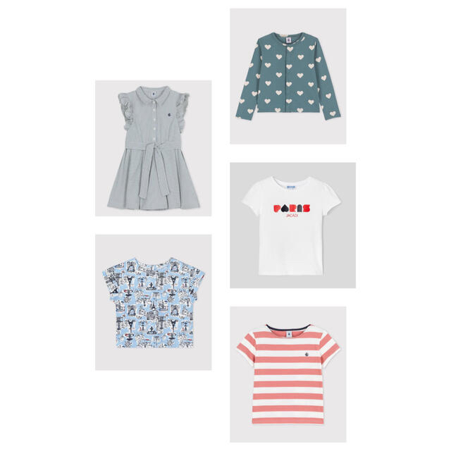 PETIT BATEAU(プチバトー)のyooo29 様専用▪︎ キッズ/ベビー/マタニティのキッズ服女の子用(90cm~)(Tシャツ/カットソー)の商品写真