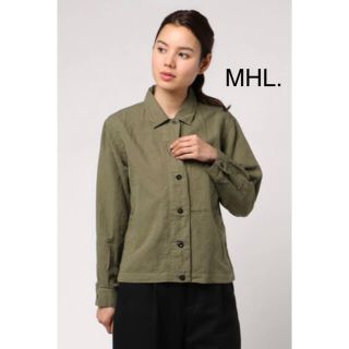 マーガレットハウエル(MARGARET HOWELL)のMHL. DRY COTTON LINEN TWILL シャツ　ジャケット(シャツ/ブラウス(長袖/七分))