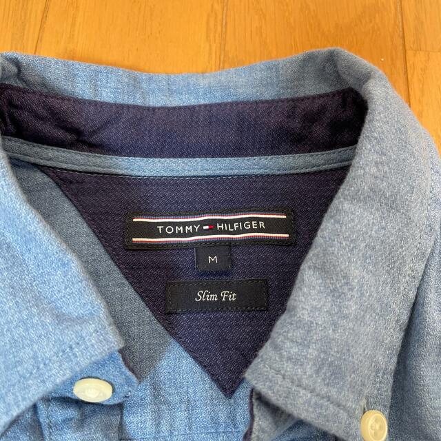 TOMMY HILFIGER(トミーヒルフィガー)のTOMMY  H I LFIGER長袖シャツ　Mサイズ メンズのトップス(シャツ)の商品写真