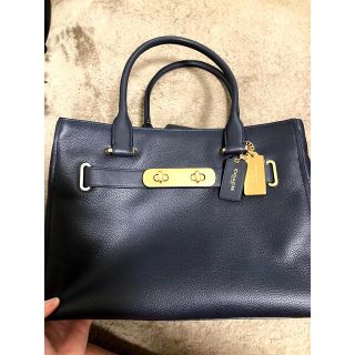 コーチ(COACH)のコーチネイビートートバッグ(トートバッグ)