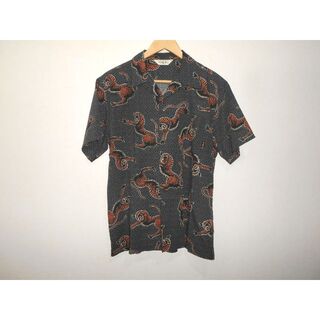 046042● CALEE Allover tiger pattern S/S