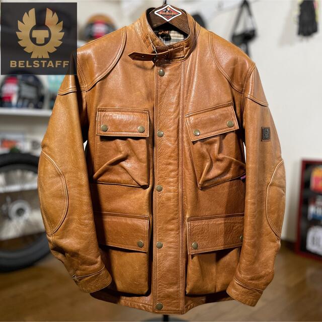 Belstaff ベルスタッフ ライディングジャケット42 ライダース もらって