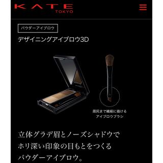 ケイト(KATE)のKATEデザイニングアイブロウ3D EX-4(パウダーアイブロウ)