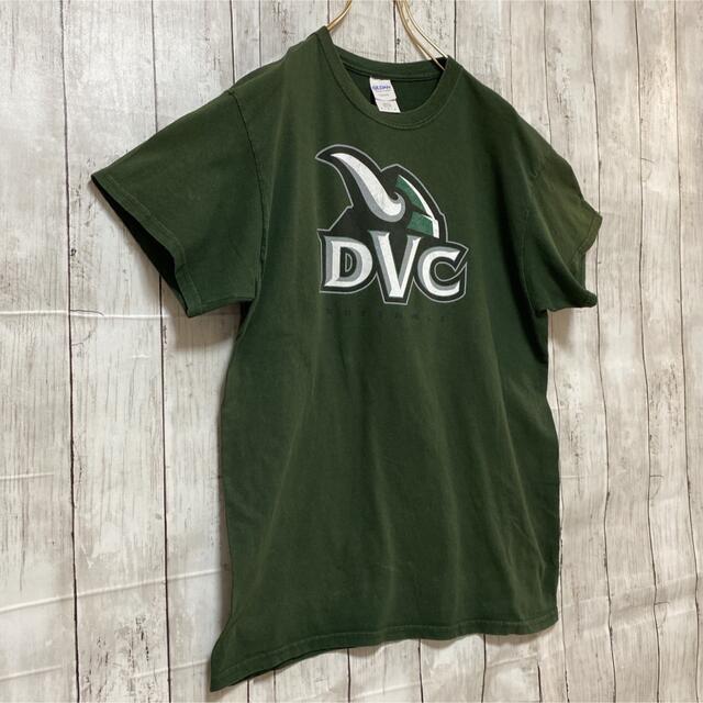 GILDAN(ギルタン)のGILDAN ギルダン DVC ビッグプリント Tシャツ ユニセックス M 古着 メンズのトップス(Tシャツ/カットソー(半袖/袖なし))の商品写真