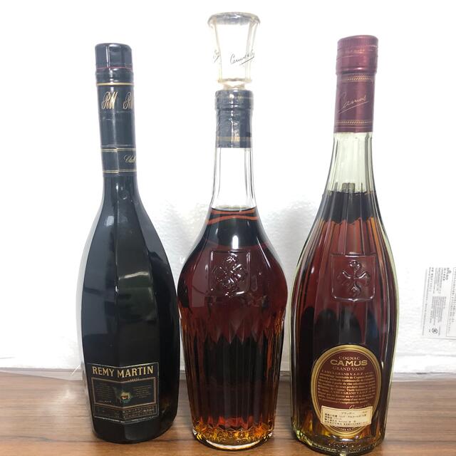 レミーマルタン、カミュ2本計3本セット コニャック 古酒