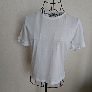 ザラ(ZARA)のZARA 白Tシャツ Ｓsize(Tシャツ(半袖/袖なし))