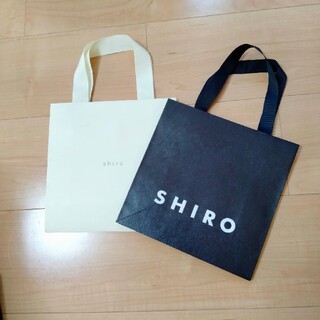 シロ(shiro)のSHIRO shiro ショップ袋　1枚購入可能です！(ショップ袋)