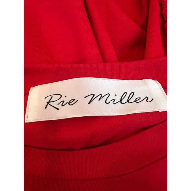 Rie Miller(リエミラー)のRIE MILLER ノーリーズ購入　2021 赤カットソー レディースのトップス(カットソー(半袖/袖なし))の商品写真