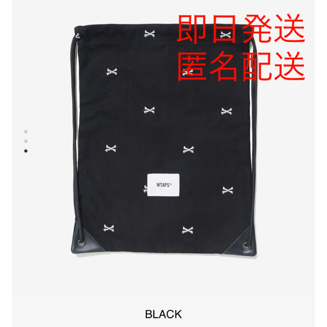 W)taps(ダブルタップス)のWTAPS THIEVERY / BAG / COTTON ナップサック 黒正規 メンズのバッグ(バッグパック/リュック)の商品写真