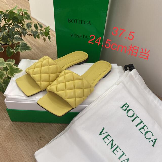 超特価激安 Bottega Veneta BOTTEGA VENETA ボッテガヴェネタ パデッドサンダル 37.5 美品 サンダル 