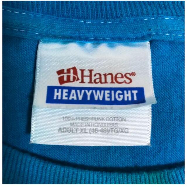 Hanes(ヘインズ)の激レア Hanes ビックサイズ トルネード タイダイ柄 Tシャツ 2XLサイズ メンズのトップス(Tシャツ/カットソー(半袖/袖なし))の商品写真
