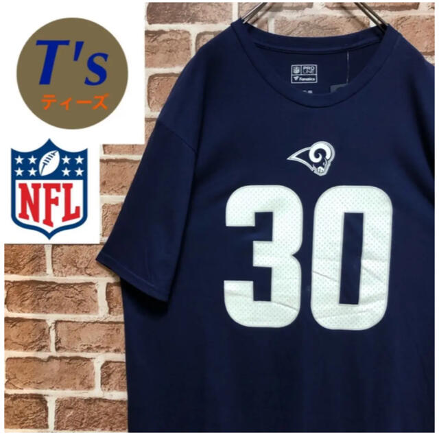 超希少 NFL プロライン ロサンゼルス・ラムズ 半袖Tシャツ 2XLサイズ新品 メンズのトップス(Tシャツ/カットソー(半袖/袖なし))の商品写真