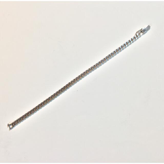 ブレスレット Pt850 喜平 2面カット プラチナ 約20g 品