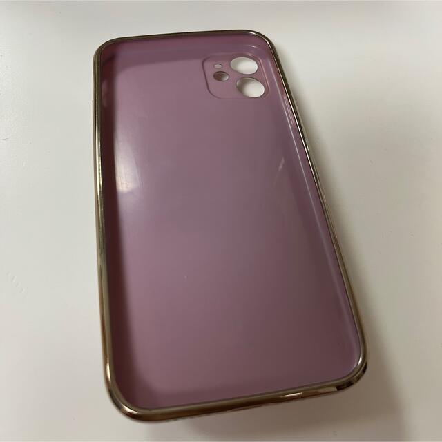 iPhone(アイフォーン)のiPhone12ケース ピンク ゴールド スマホリング付き スマホ/家電/カメラのスマホアクセサリー(iPhoneケース)の商品写真