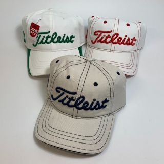 タイトリスト(Titleist)のタイトリスト ロゴ ノベルティ 非売品  キャップ コットン 未使用(キャップ)