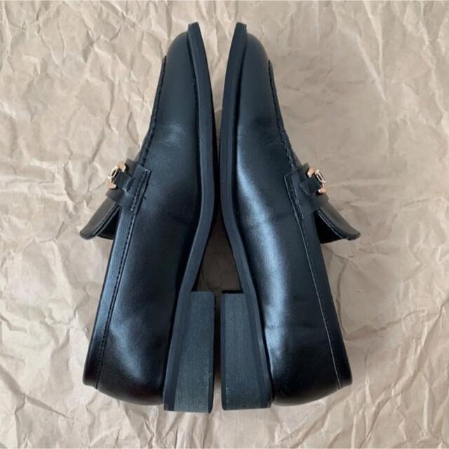 GRL(グレイル)のGRL グレイル スクエアトゥビットローファー ブラック 23.5cm黒 3cm レディースの靴/シューズ(ローファー/革靴)の商品写真