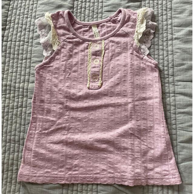 SunnyLandscape(サニーランドスケープ)のサマーニット トップス キッズ/ベビー/マタニティのキッズ服女の子用(90cm~)(Tシャツ/カットソー)の商品写真