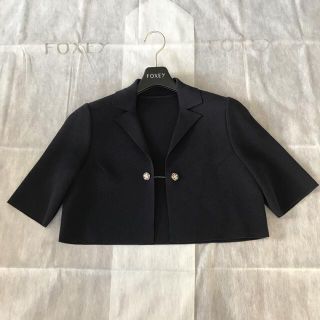 フォクシー(FOXEY)のなつみ様ご専用⭐︎FOXEY ニット ジャケット " リトルジュエル" 38(ボレロ)