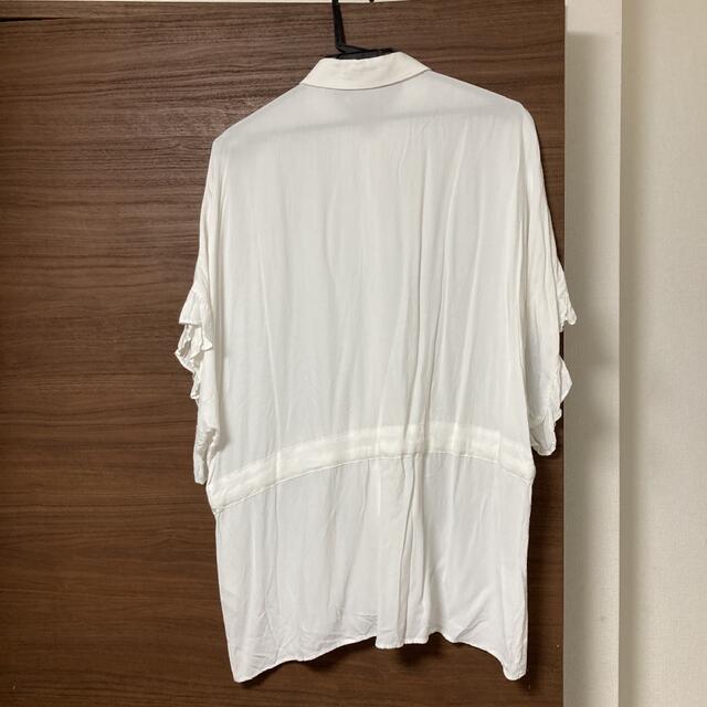 ZARA(ザラ)のZARAブラウジングシャツ ブラウス チュニック レディースのトップス(シャツ/ブラウス(半袖/袖なし))の商品写真