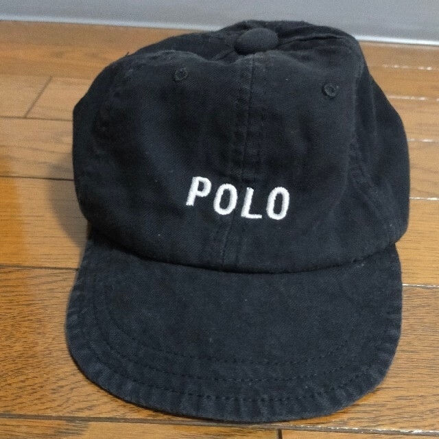 POLO RALPH LAUREN(ポロラルフローレン)のPOLO　ベビー　帽子　キャップ　ブラック　48~50cm キッズ/ベビー/マタニティのこども用ファッション小物(帽子)の商品写真