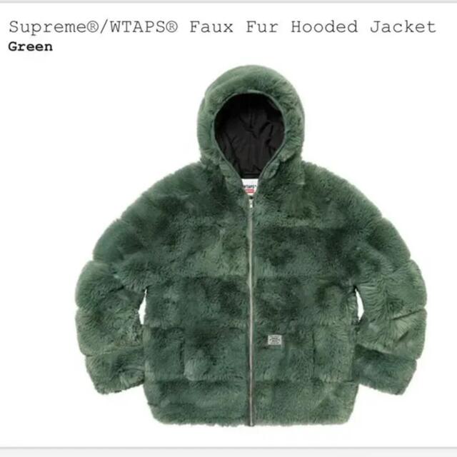 supreme wtaps faux fur hooded jacket