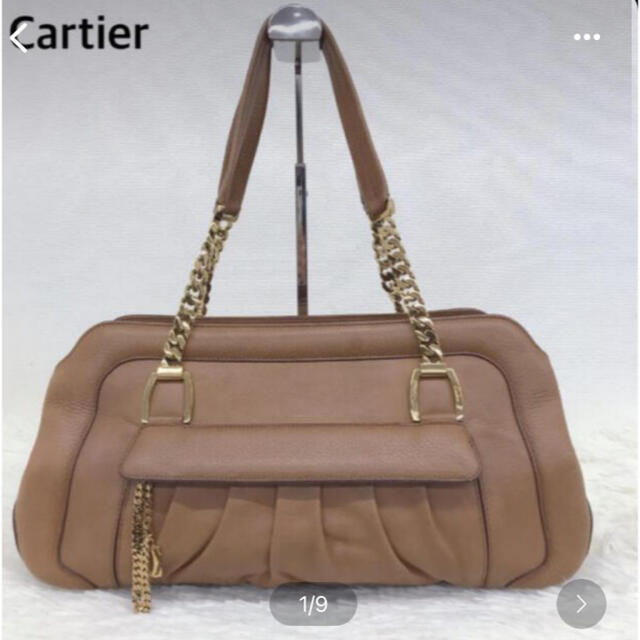 Cartier(カルティエ)の※パンダ様専用※カルティエ ショルダーバッグ ラドーニャ ブラウン レザー レディースのバッグ(ショルダーバッグ)の商品写真